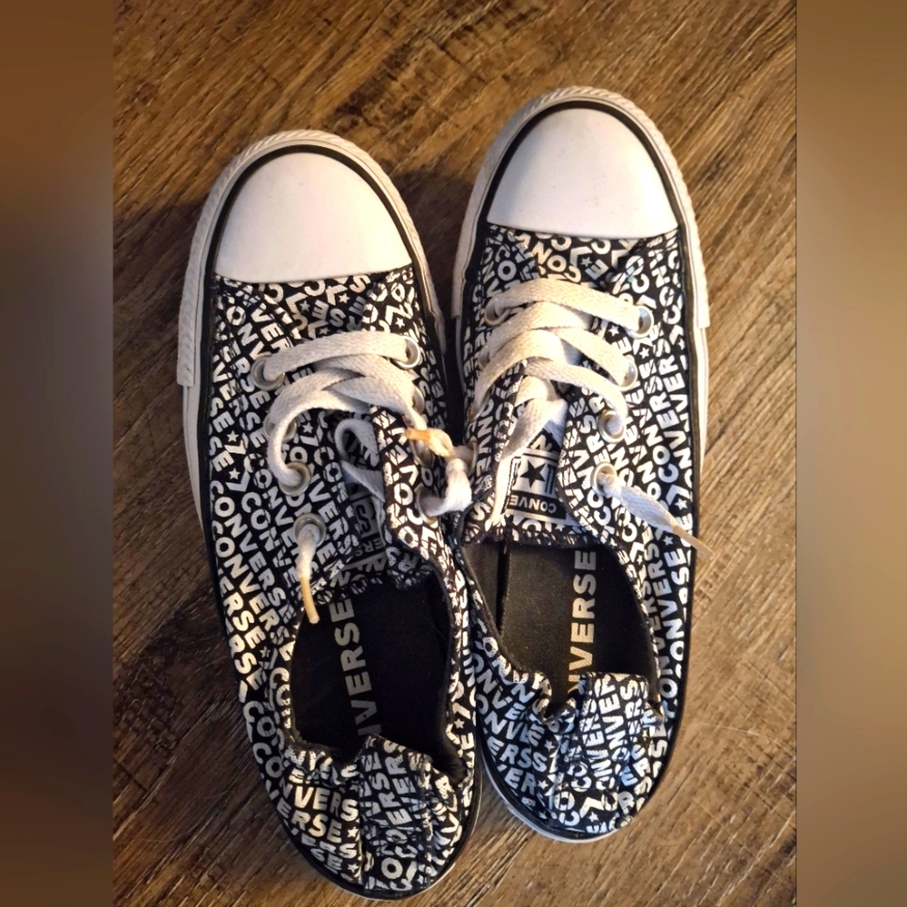 Converse Black and White Classic Sneakers